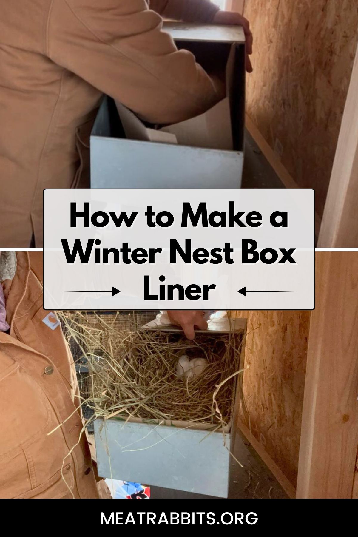 How to Make a Winter Nest Box Liner pinterest image